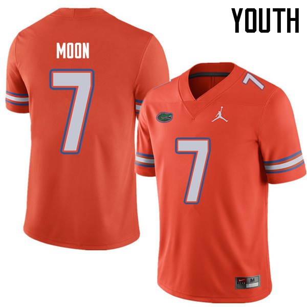 Jordan Brand Youth #7 Jeremiah Moon Florida Gators College Football Jerseys Orange